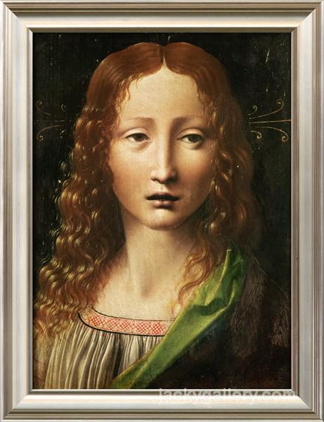 Head of the Saviour, Leonardo Da Vinci's high quality hand-painted oil painting reproduction